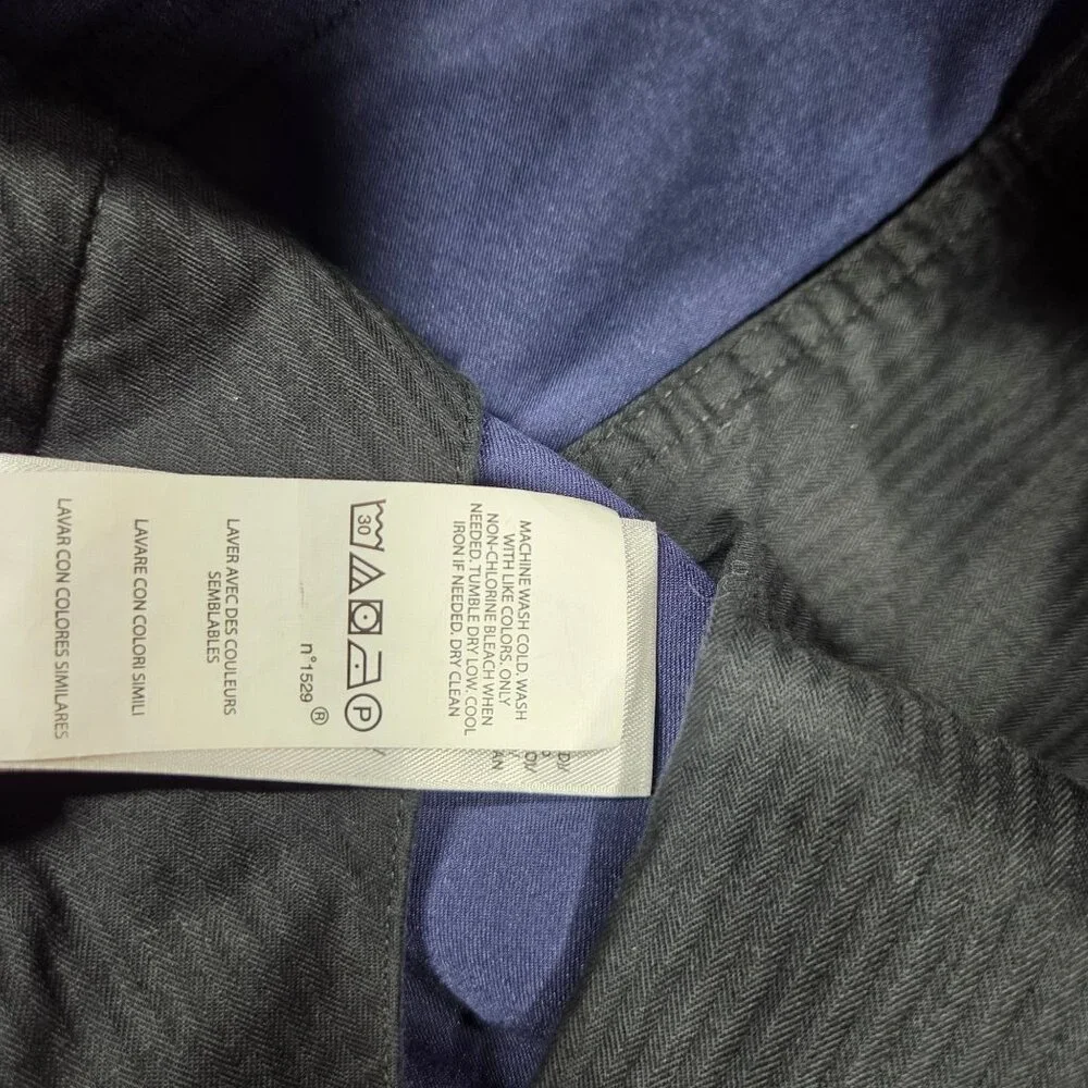 Polo Ralph Lauren Pants Mens 38X32 Navy Cuffed Straight Stretch Chinos Preppy